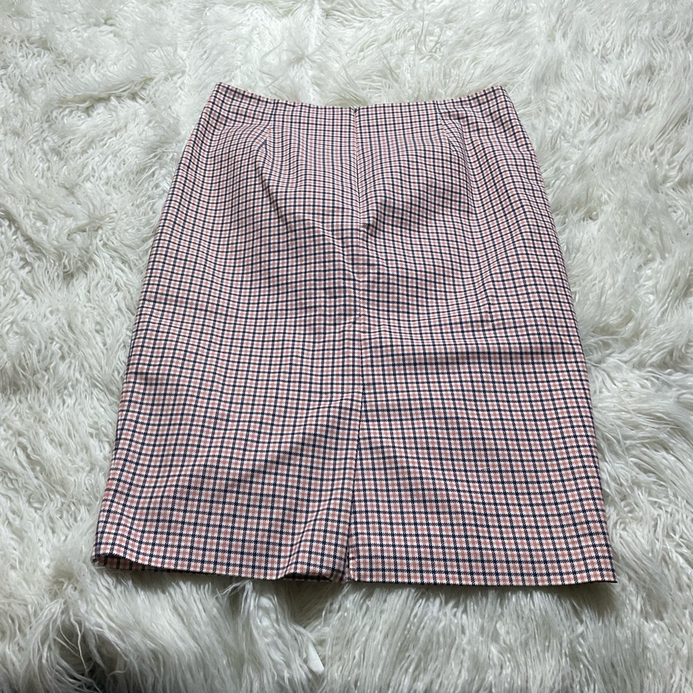 BODEN Pencil Straight Skirt Blue Pink 12L - Picture 4 of 4
